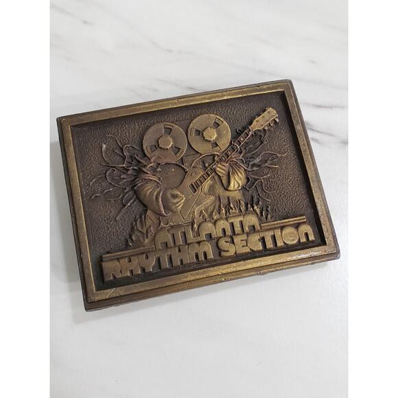 Rare 1977 Atlanta Rhythm Section Buckle Ars Rock Band Music Memorabilia Bergamot - Picture 1 of 3